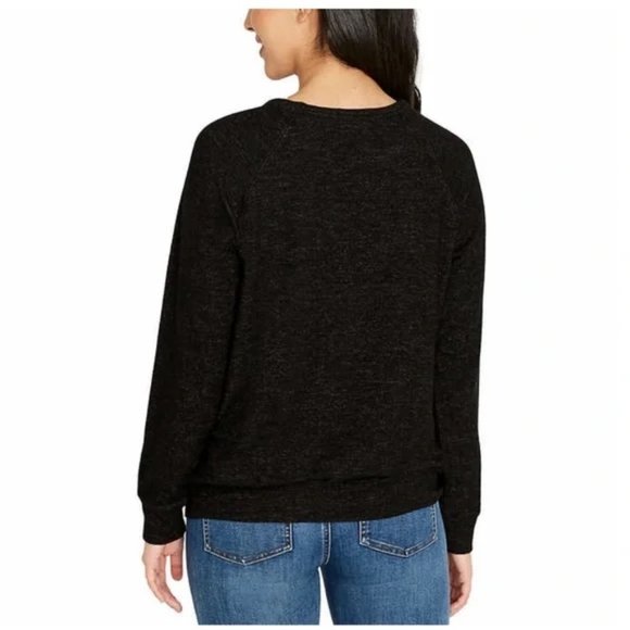 NWT BUFFALO Ladies Printed Cozy Top, Black - Picture 4 of 7